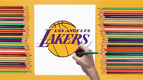 how to draw the lakers